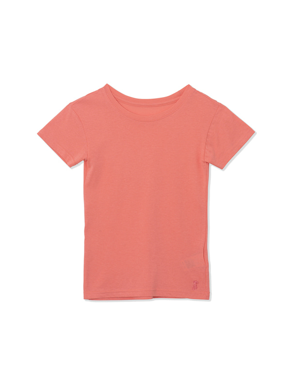 우먼스 슬림 모달 티셔츠(핑크)