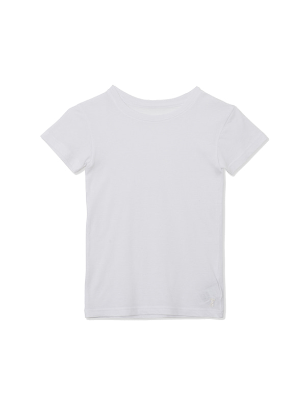 우먼스 슬림 모달 티셔츠(화이트)